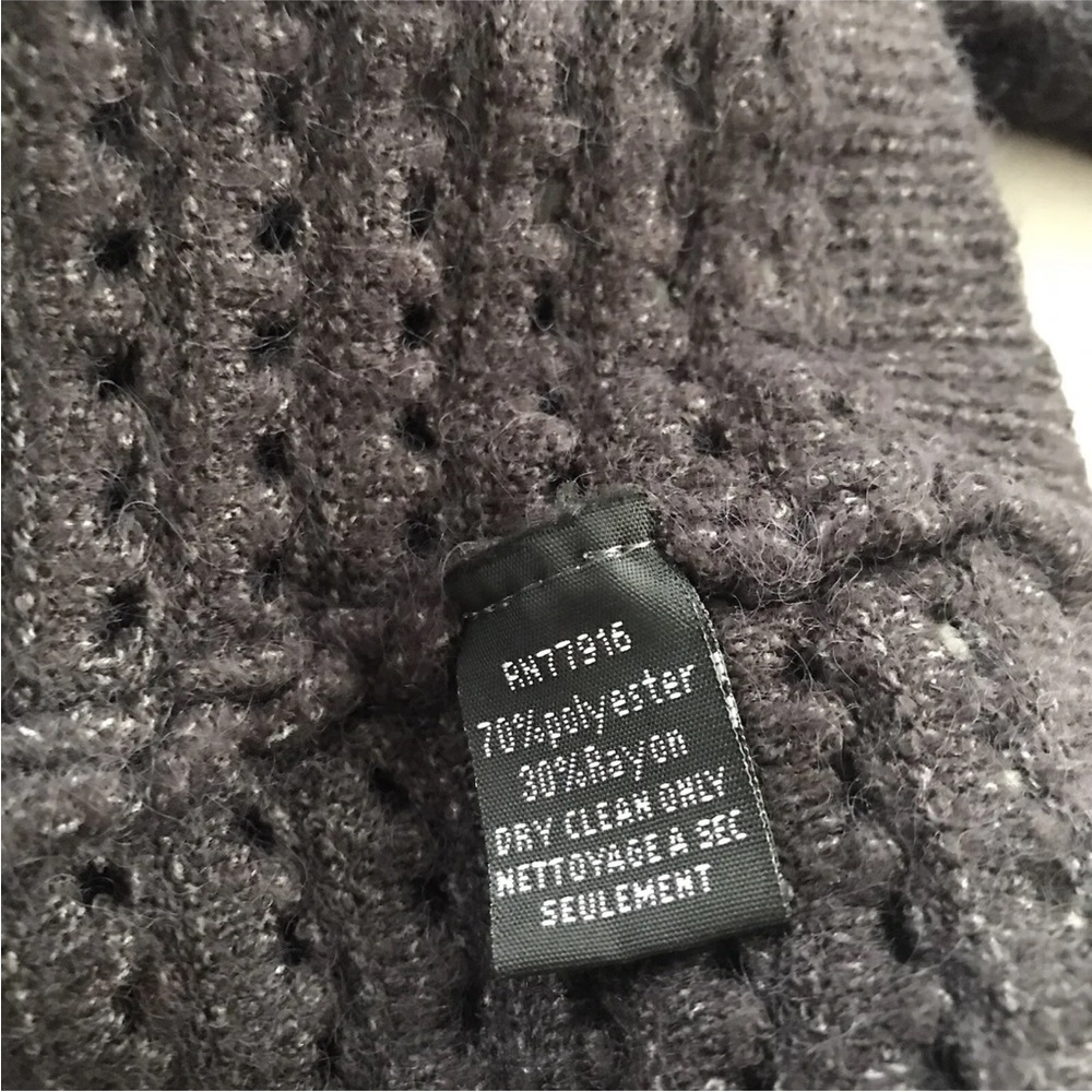 Akemi + Kin Anthropologie Open Front Cardigan Sweater Sweater Gray One Size - Picture 6 of 9